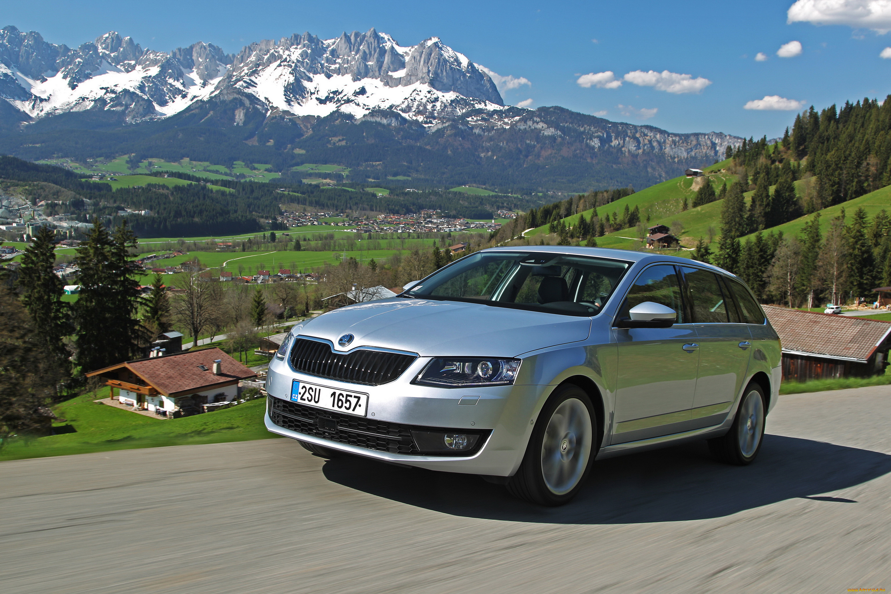 2013, skoda, octavia, wagon, 4x4, 
